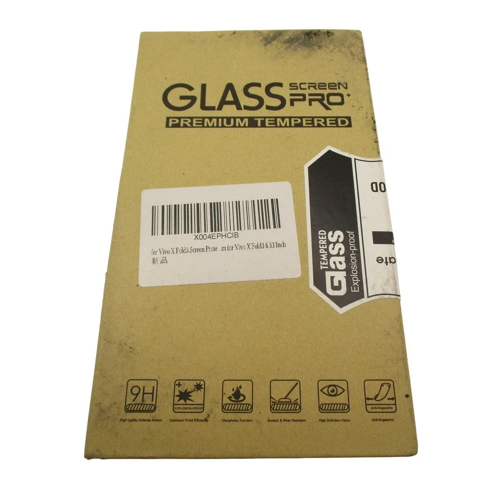 Vivo X Fold3 Screen Protector 6.53 Inch Premium Tempered Glass 9H Hardness 1Pack